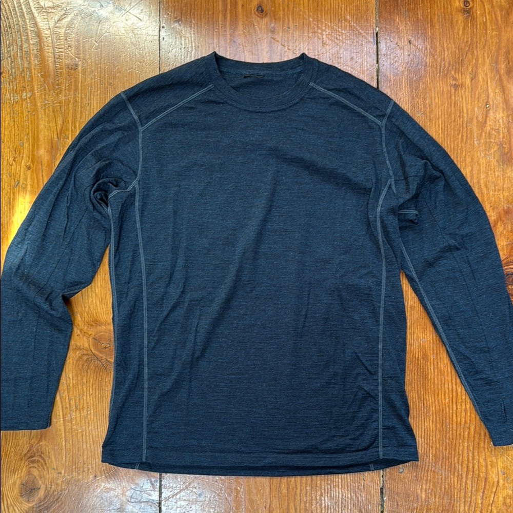Men's Blue / Black Long Sleeve Shirt